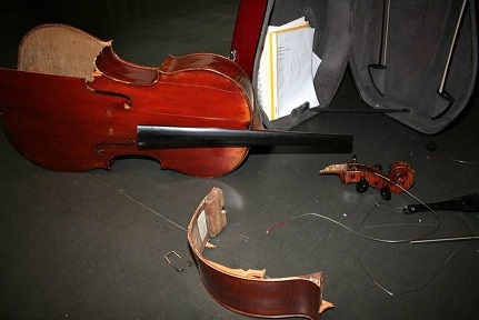 Musikinstrument Schadensfall